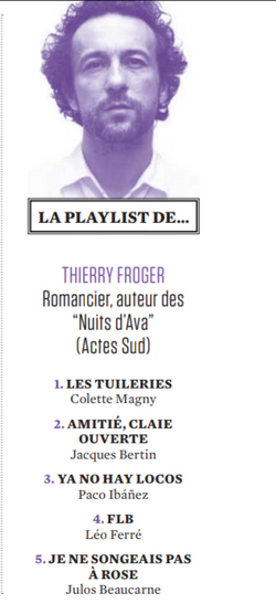 la playlist de Thierry Froger